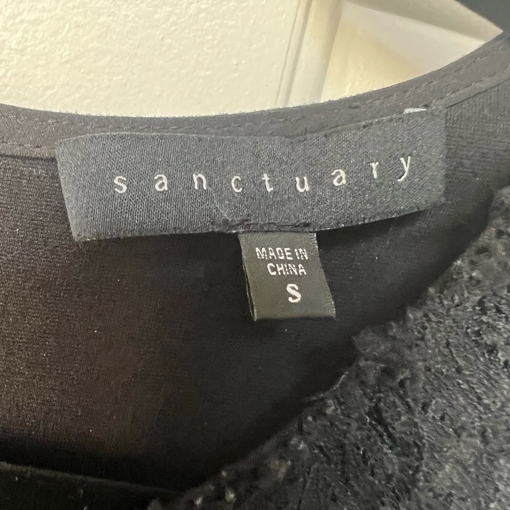 Sanctuary black dress - size small - Picture 6 of 6